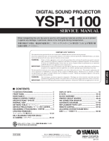 Yamaha YSP-1100 - Service Manual